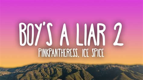 15 Mar 2023 ... You ever wonder what boy the liar. by Pink Panthers and I, Spice would sound like as a Midwest emo song? Because when I first heard that, ...